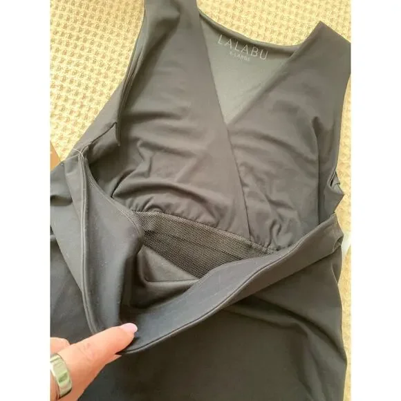 NWT Lalabu Soothe Shirt Black XL Tank Top Maternity Newborn - Picture 3 of 15